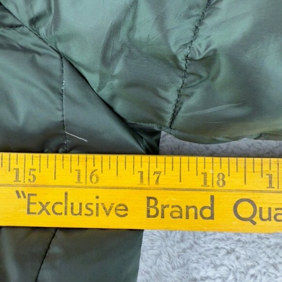 Burberry Green Puffer Down Jacket Women’s Size XS - Picture 10 of 15